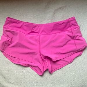 lululemon athletica Hot Pink Women's Running Shorts